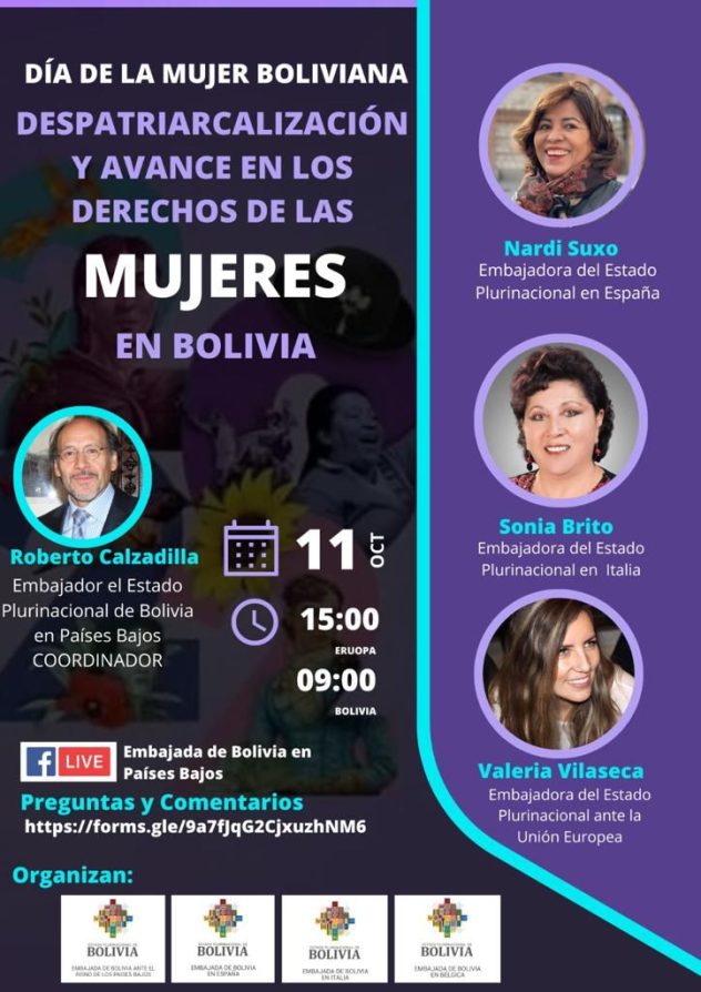Conversatorio de Alto Nivel por el Día de la Mujer Boliviana