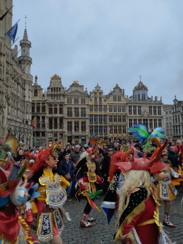 <strong>Bruselas vive el carnaval de Oruro con danza, música y alegría</strong>